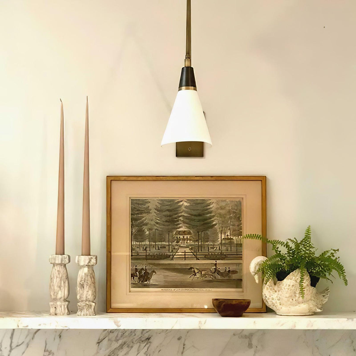 Isro Vintage Industrial Glass Wall Lamp