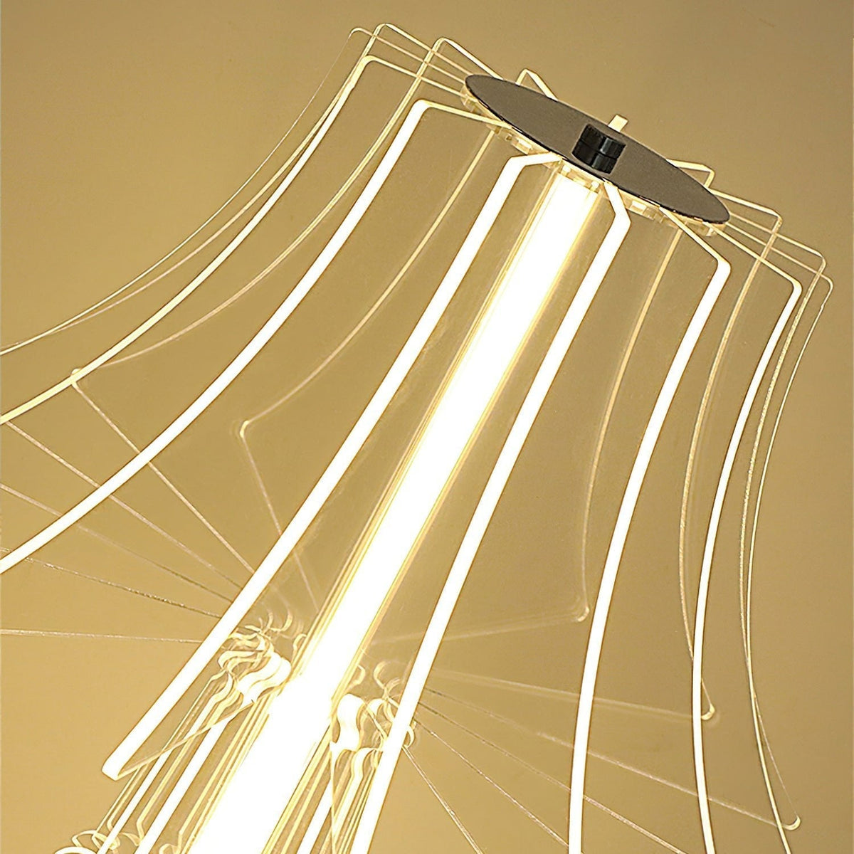 Elmariel Sculptural Acrylic Table Lamp