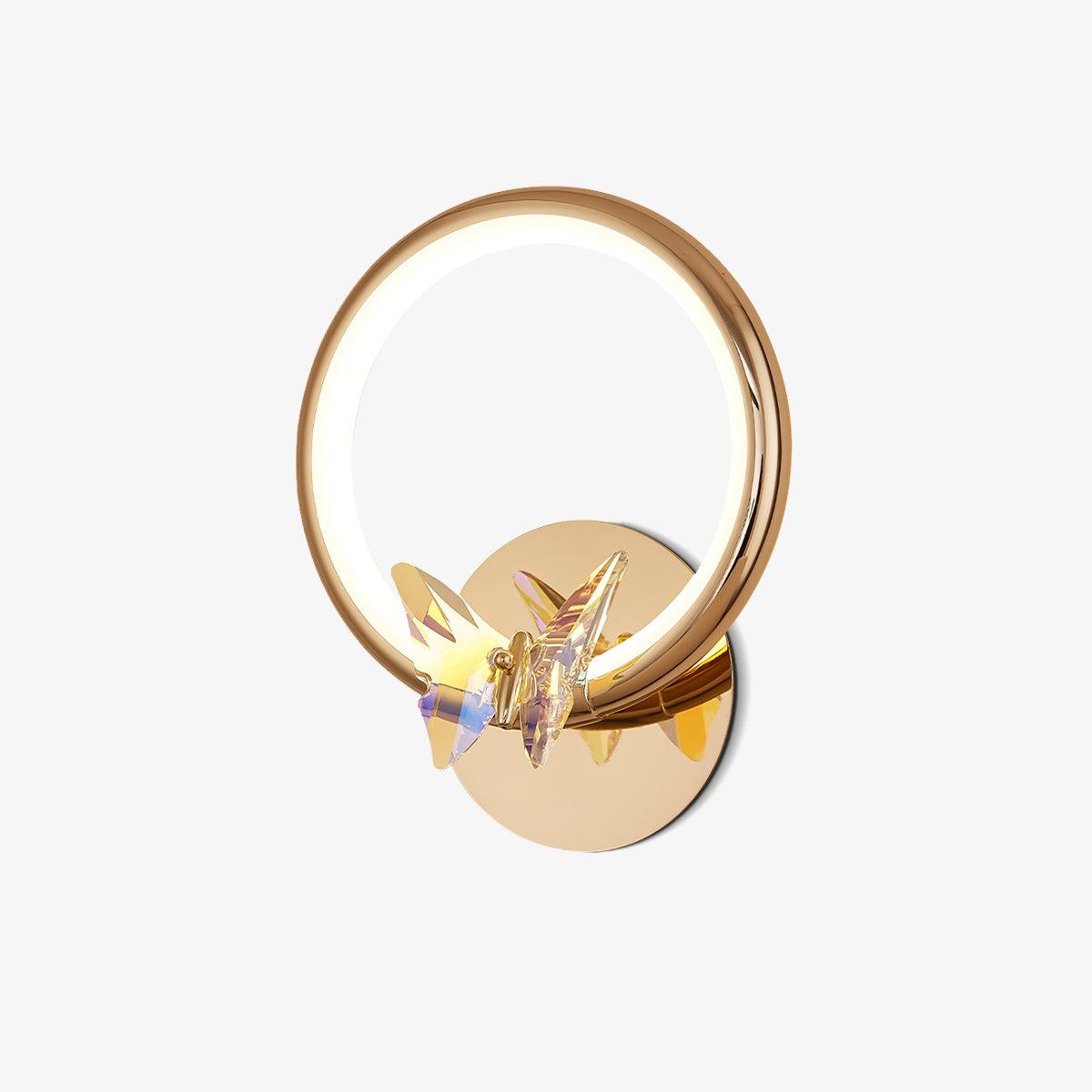 Ersoren Magic Butterfly Crystal Wall Light