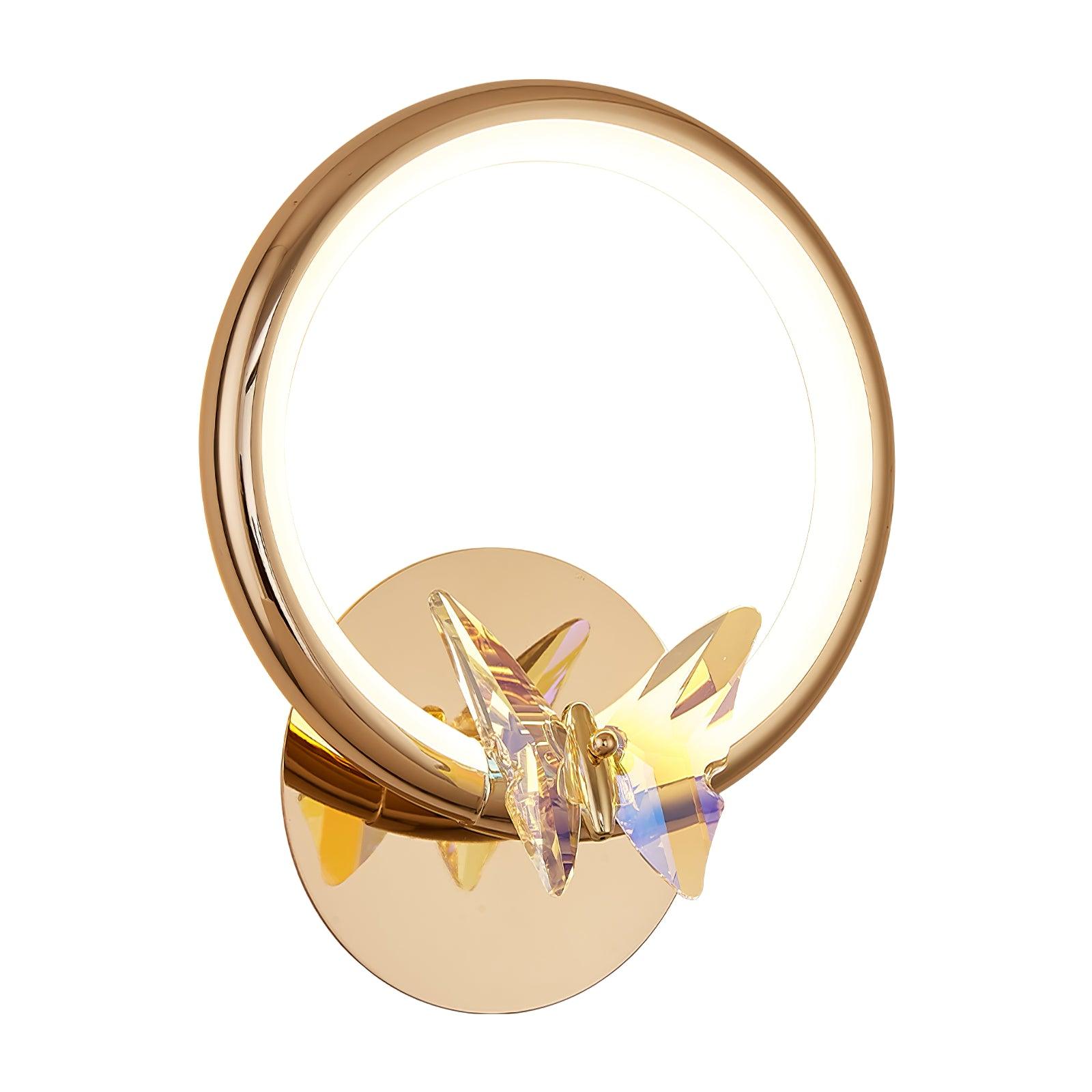 Ersoren Magic Butterfly Crystal Wall Light
