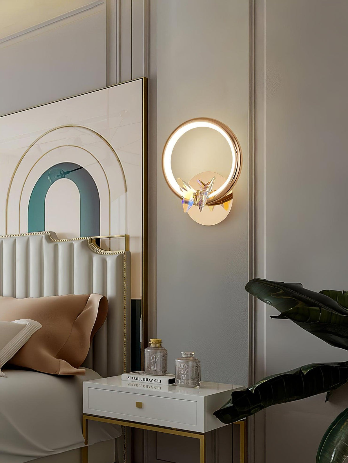 Ersoren Magic Butterfly Crystal Wall Light