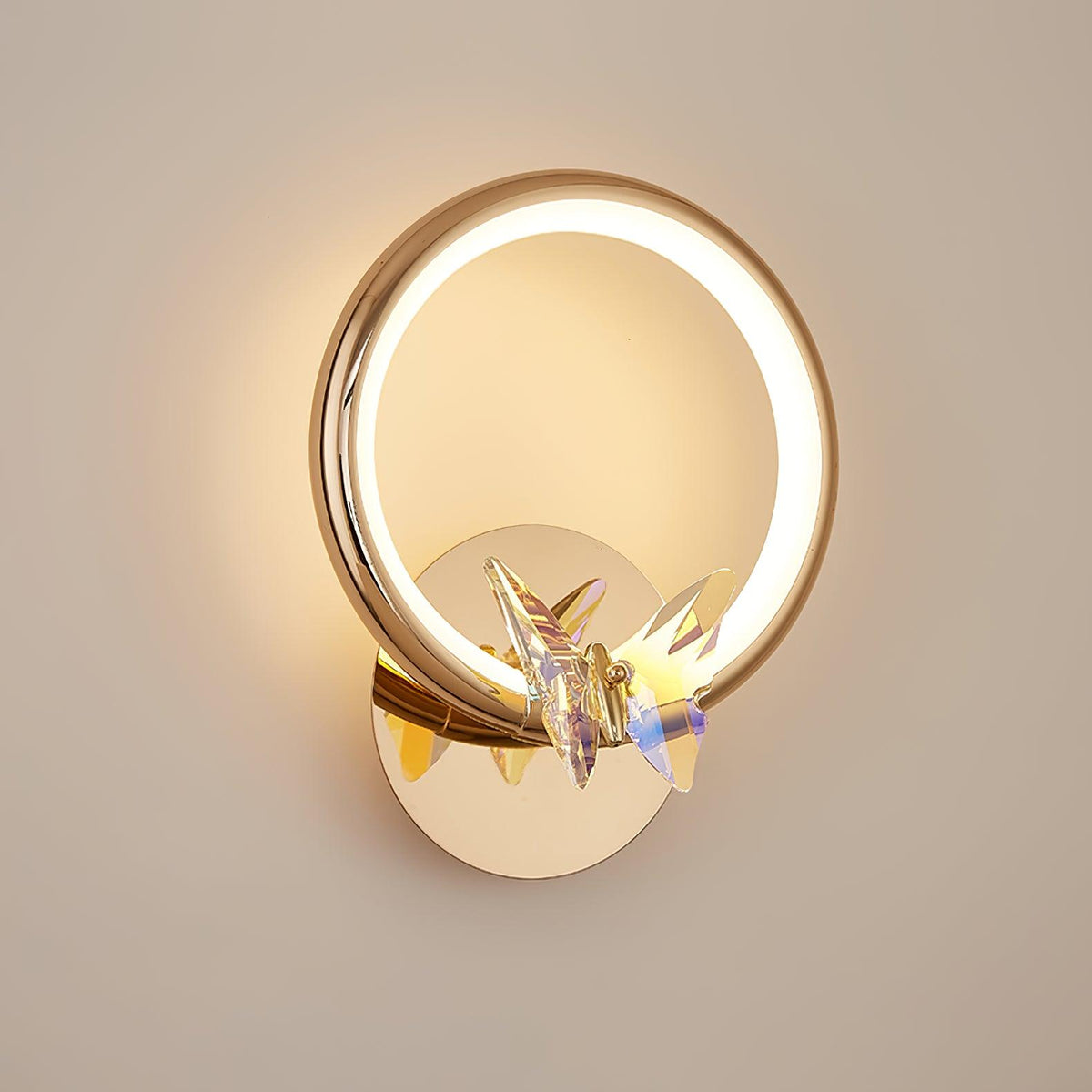 Ersoren Magic Butterfly Crystal Wall Light