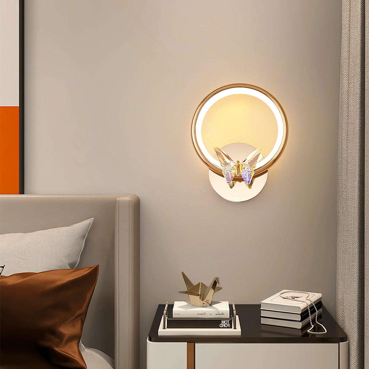 Ersoren Magic Butterfly Crystal Wall Light