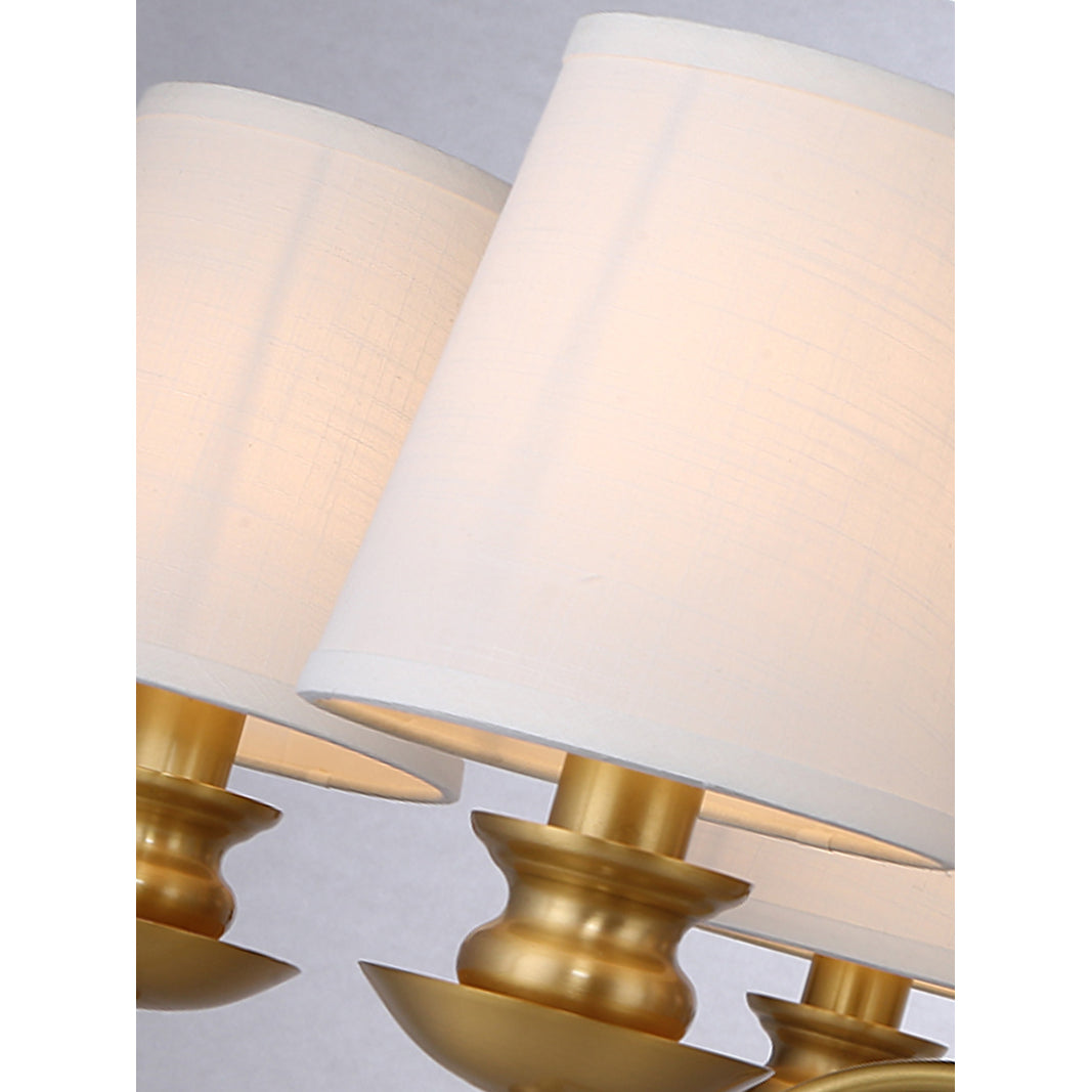 Imiryra Postmodern Luxury Brass Fabric Chandelier