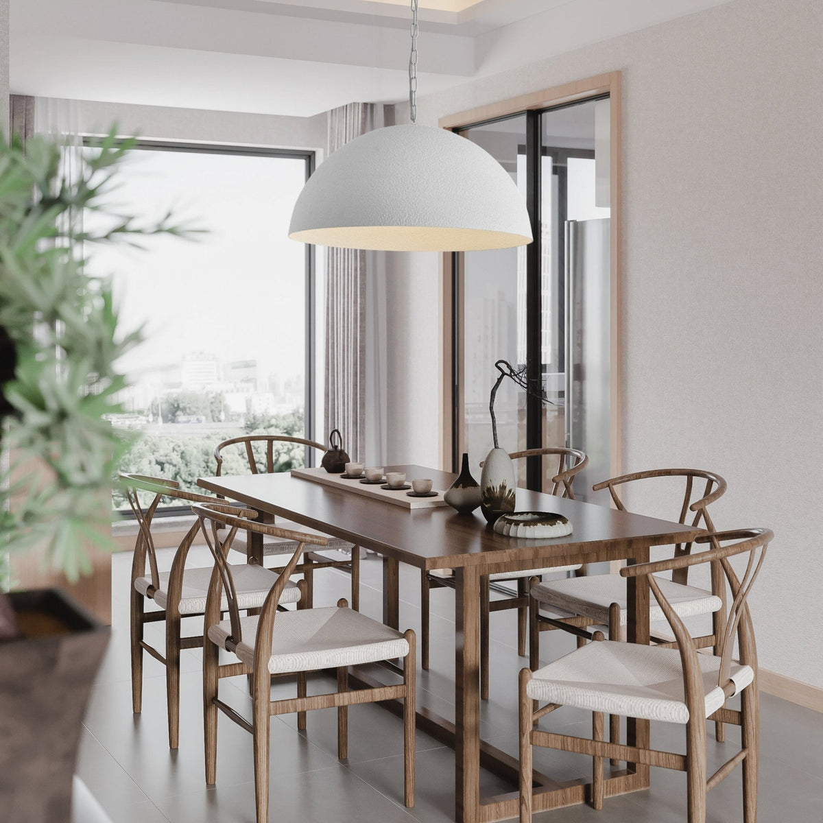 Evsola Modern Minimalist Dome Pendant Lamp