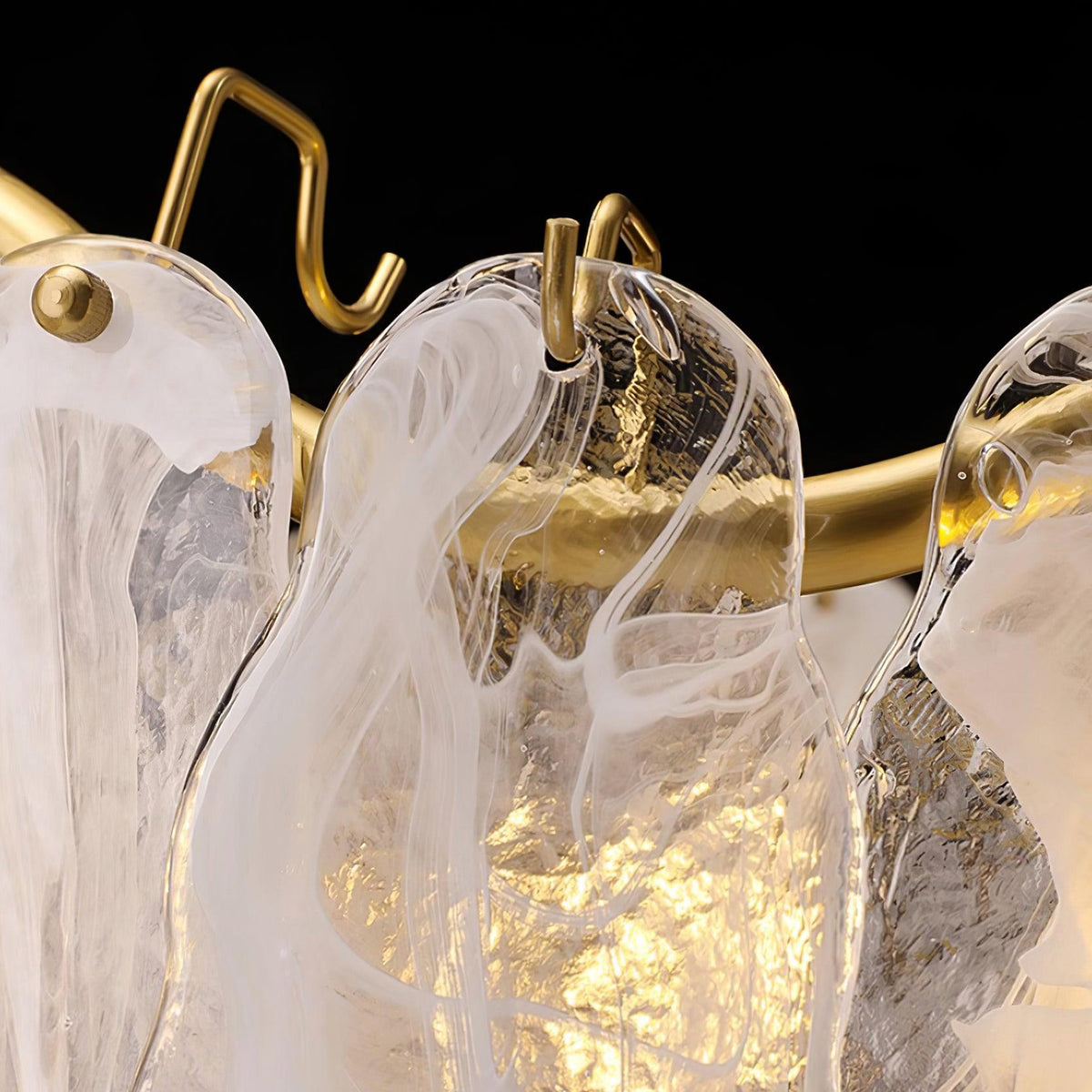 Veliselle Chandelier Cloud Glass Panels