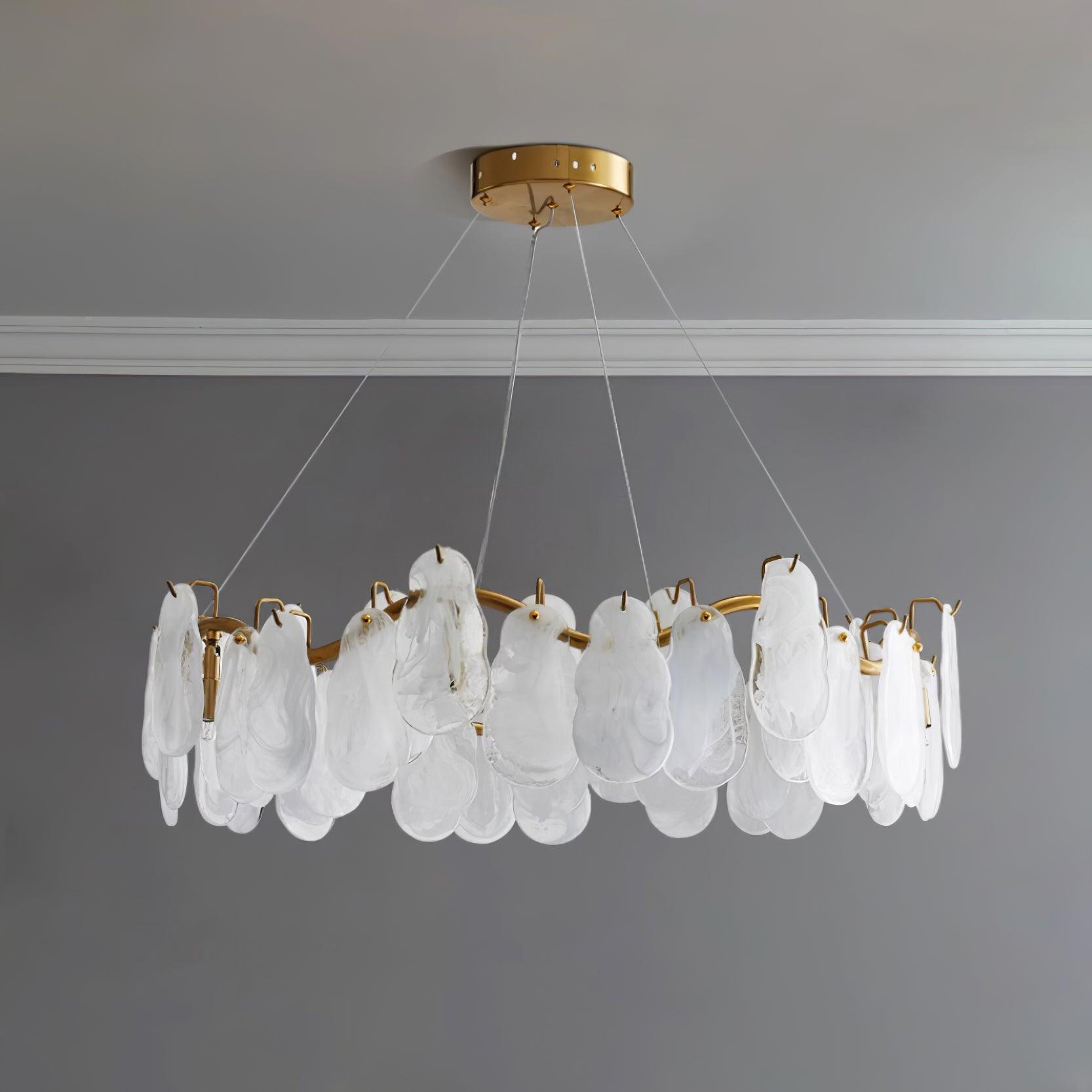 Veliselle Chandelier Cloud Glass Panels