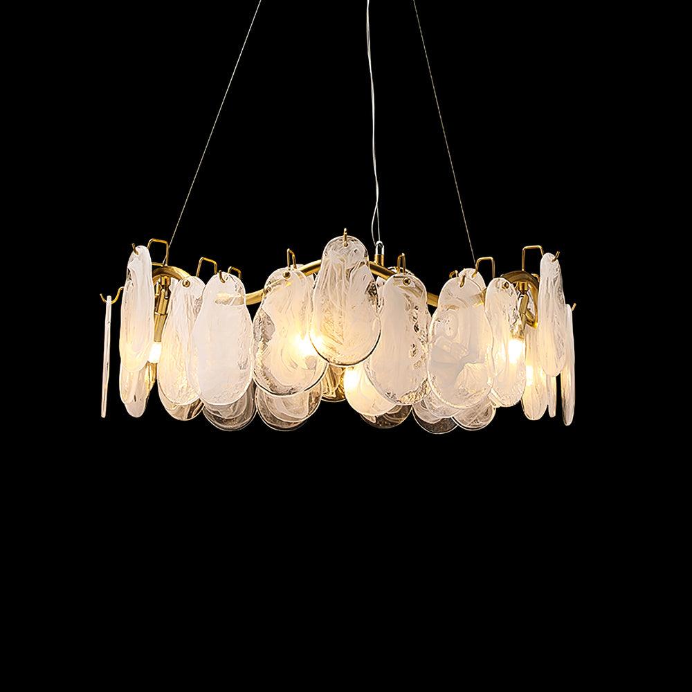 Veliselle Chandelier Cloud Glass Panels