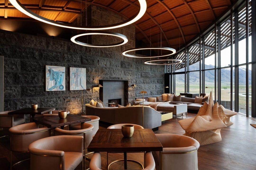 Dexlin Pendant Light LED Ring Gold Modern 3-Ring