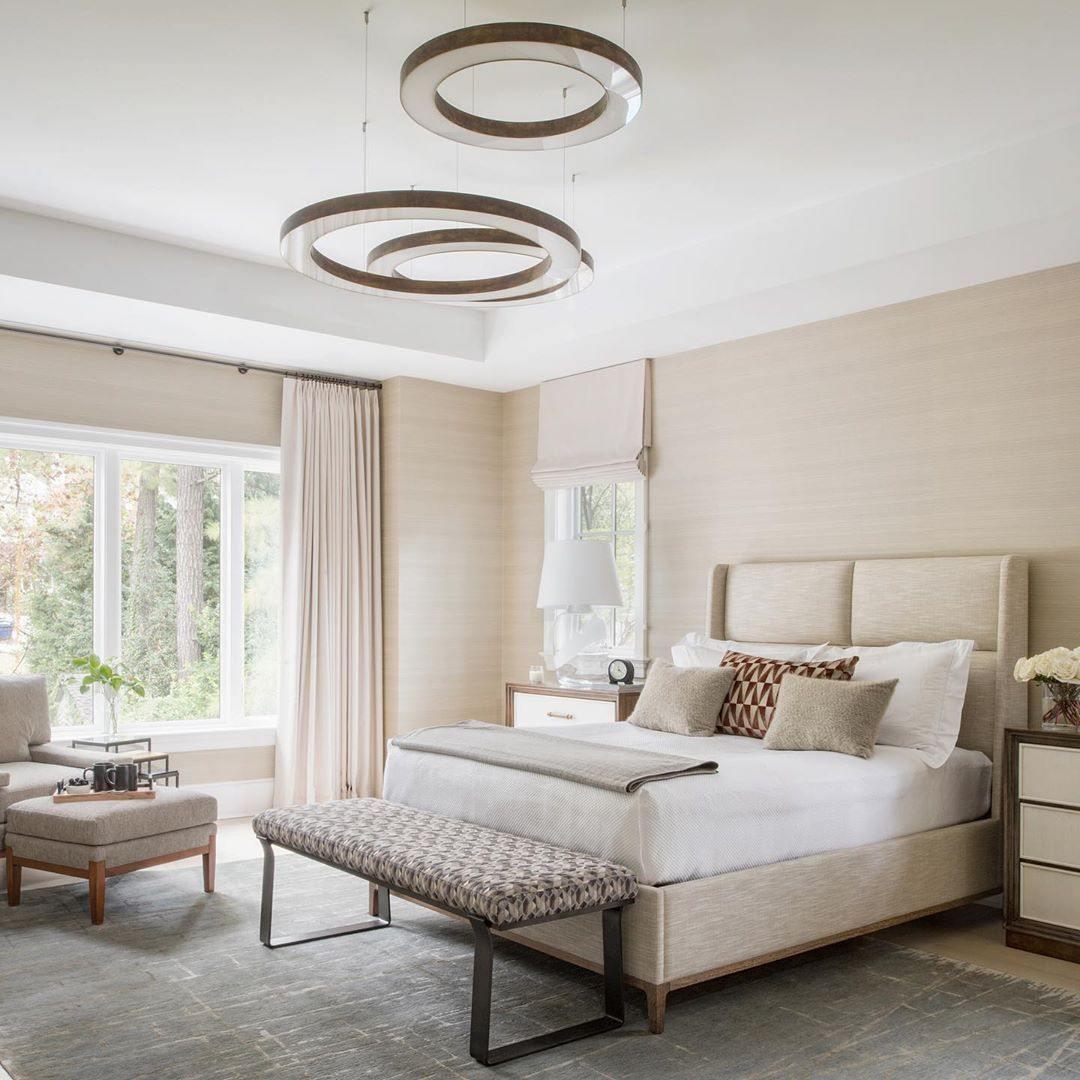 Dexlin Pendant Light LED Ring Gold Modern 3-Ring