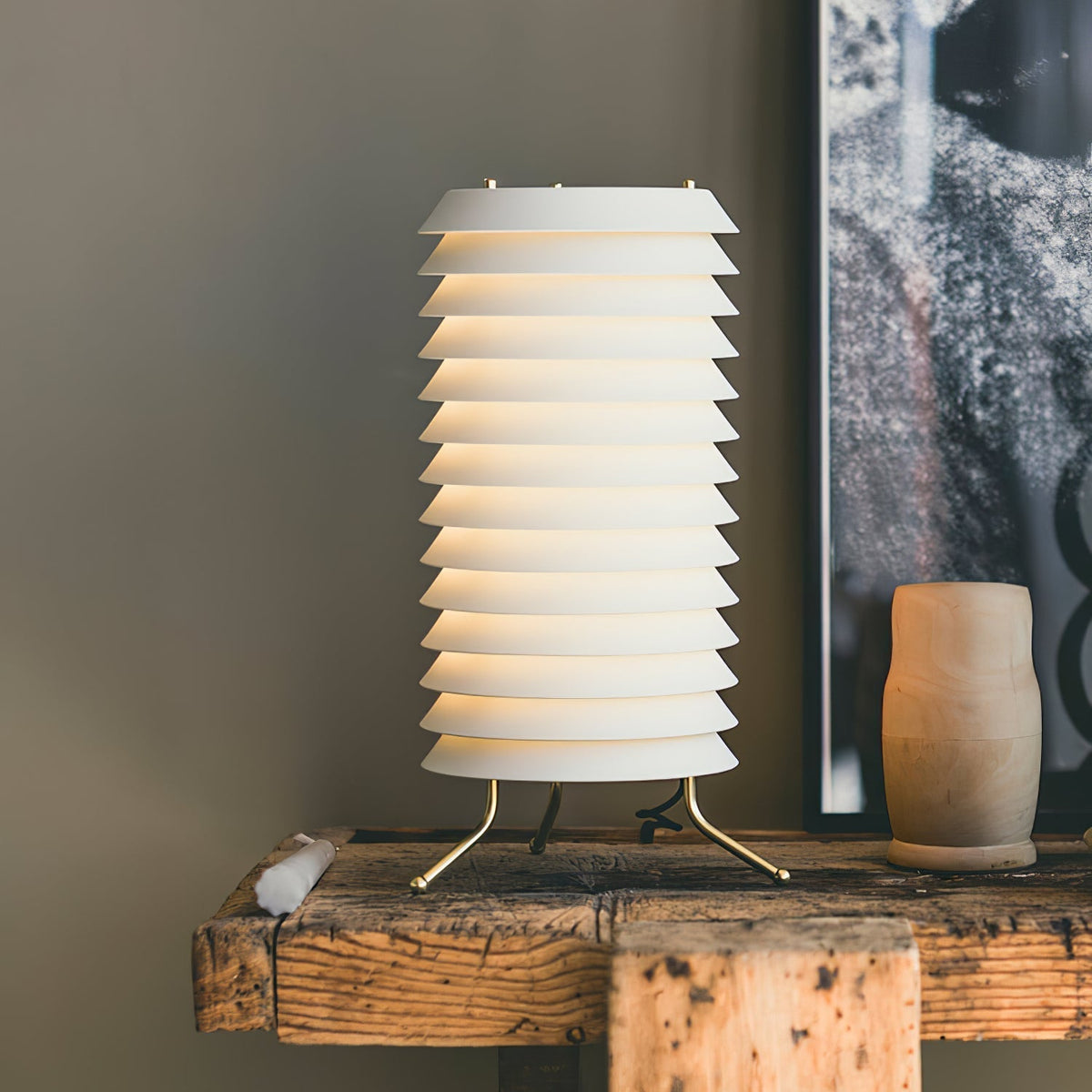 Orelelette Lattice Scandinavian Table Lamp