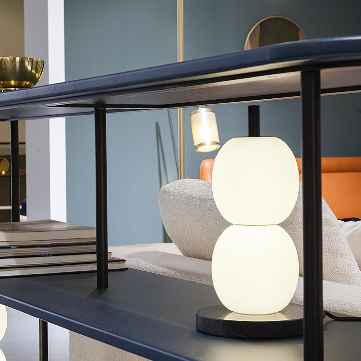 Olive Modern Marble Table Lamp