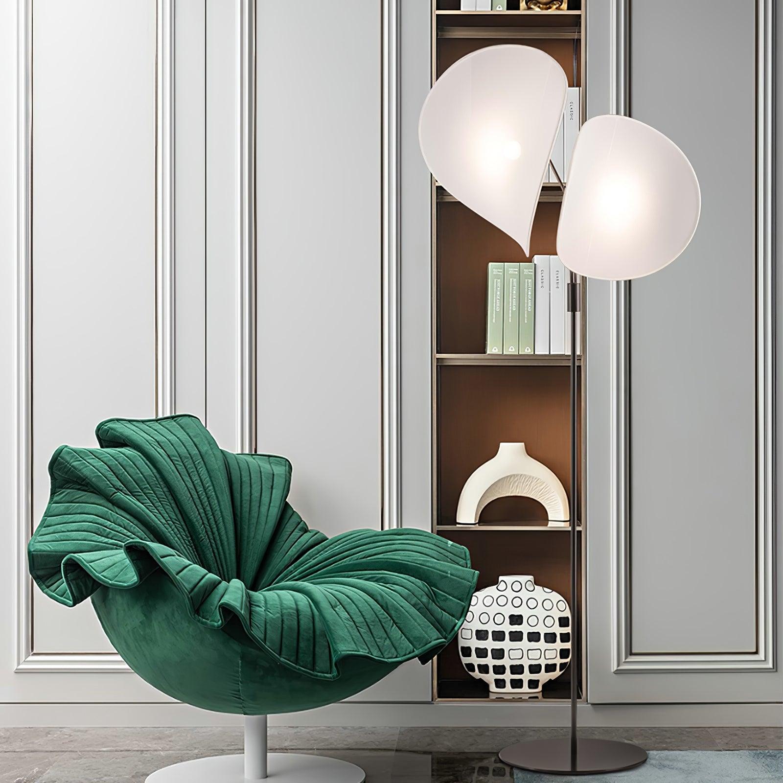 Linivora Modern Fabric Floor Lamp