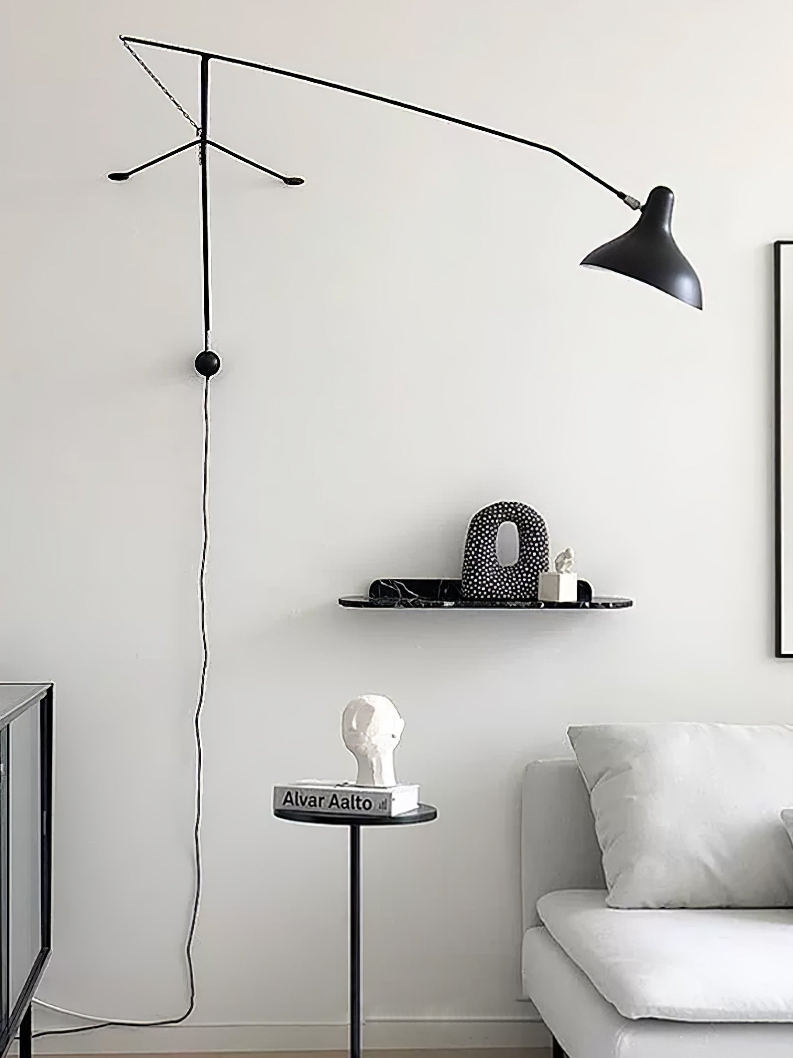 Ivsolarae Modern Minimalist Arm Wall Lamp