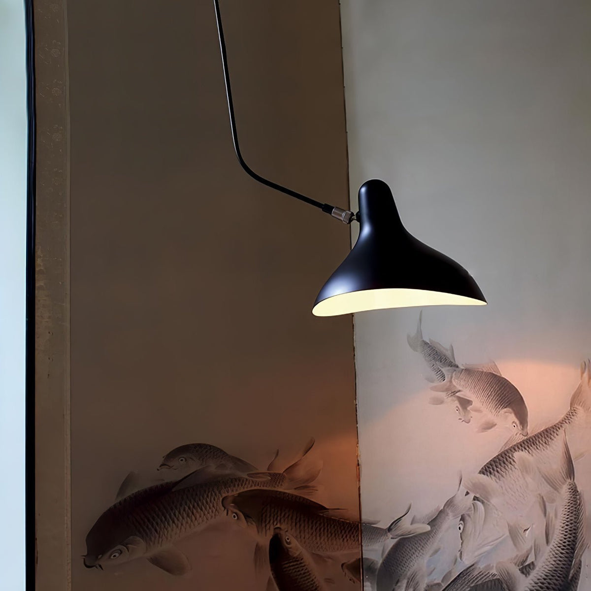 Ivsolarae Modern Minimalist Arm Wall Lamp