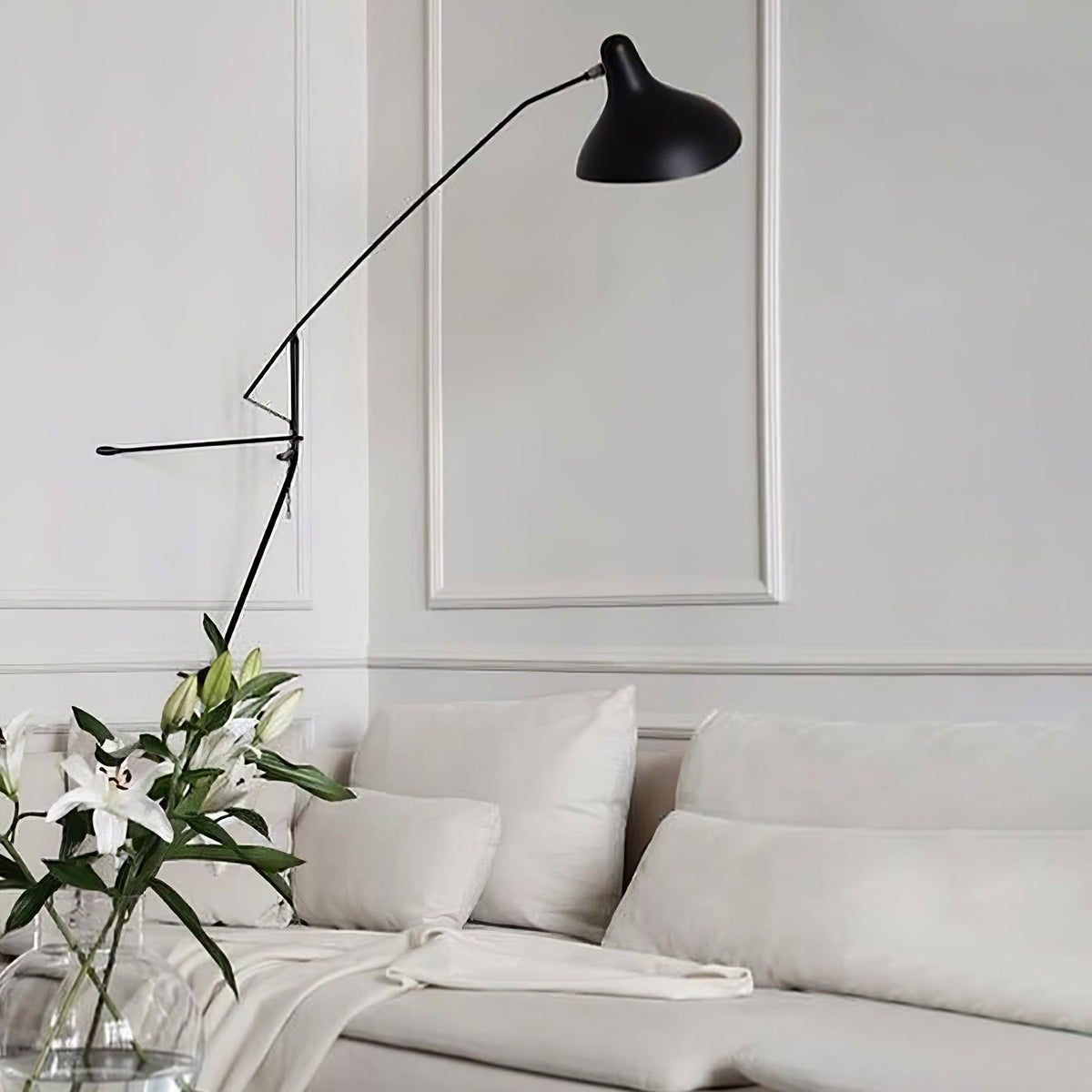 Ivsolarae Modern Minimalist Arm Wall Lamp