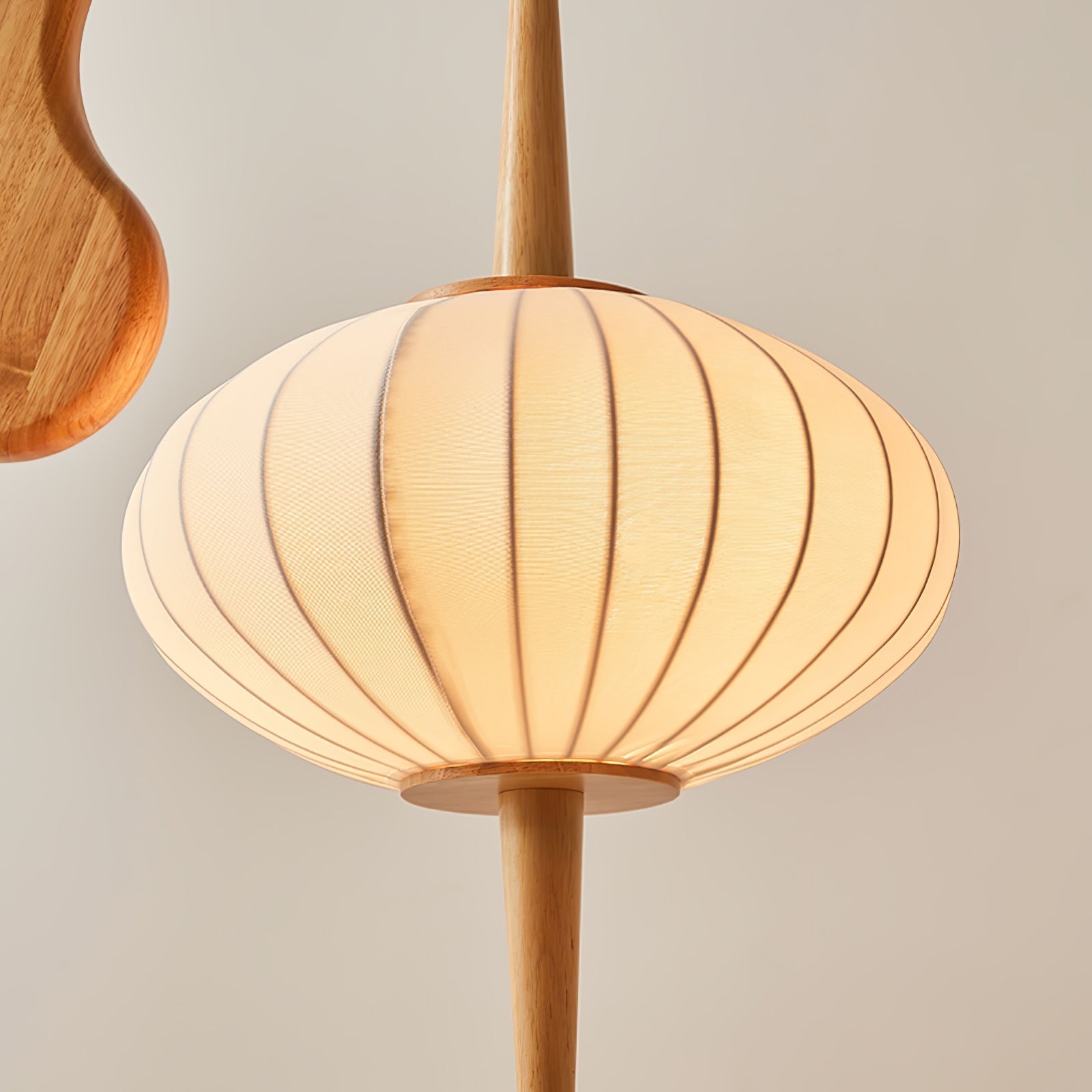 Ulen Mid Century Wooden Floor Lamp