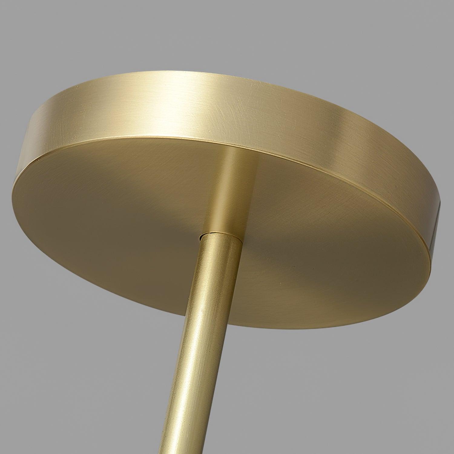 Covynel Mid-Century Brass Chandelier