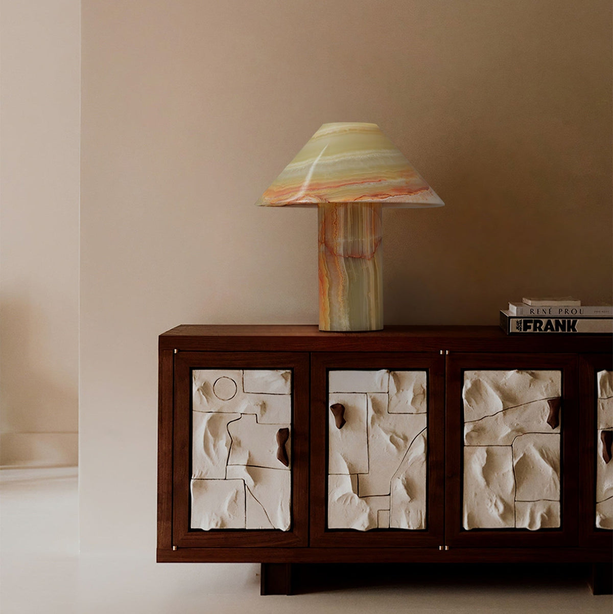 Velalelia Vintage Jade Table Lamp