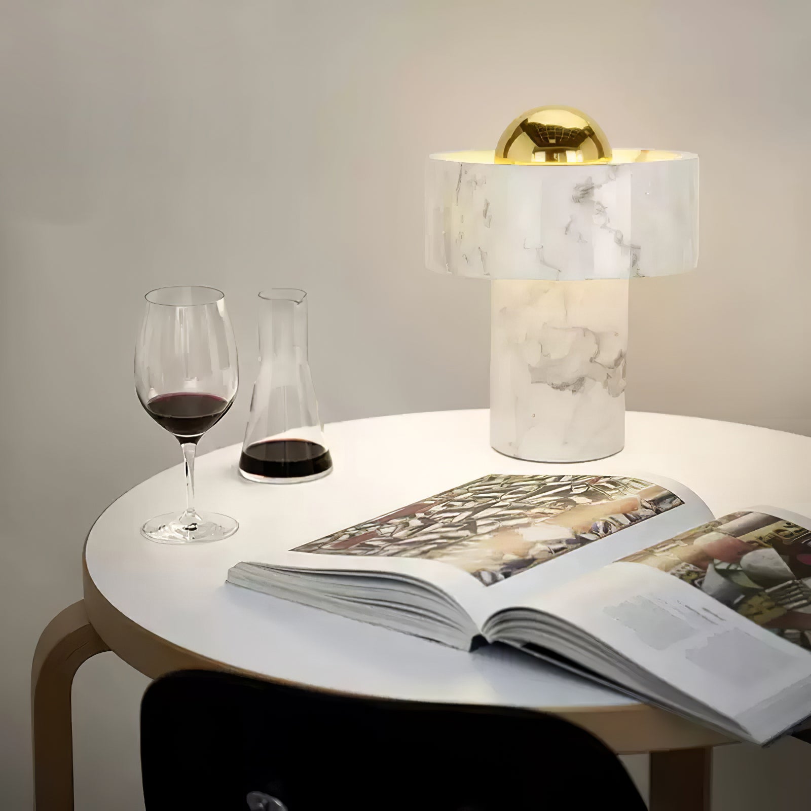 Petoaine Marble Aura Table Lamp