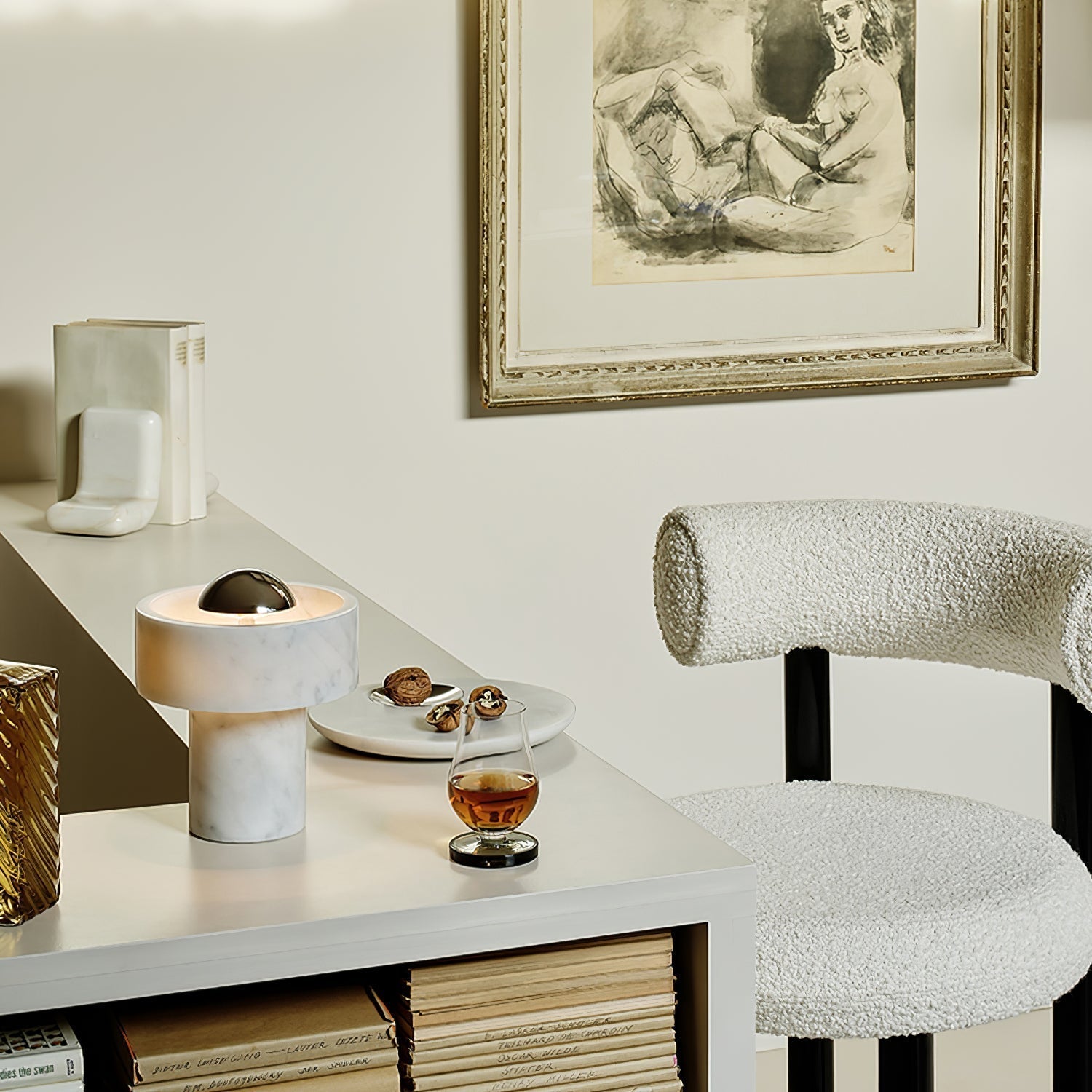 Petoaine Marble Aura Table Lamp