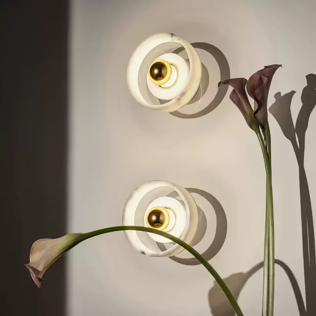 Aurvelora Premium Nordic Art Aura Marble Wall Lamp