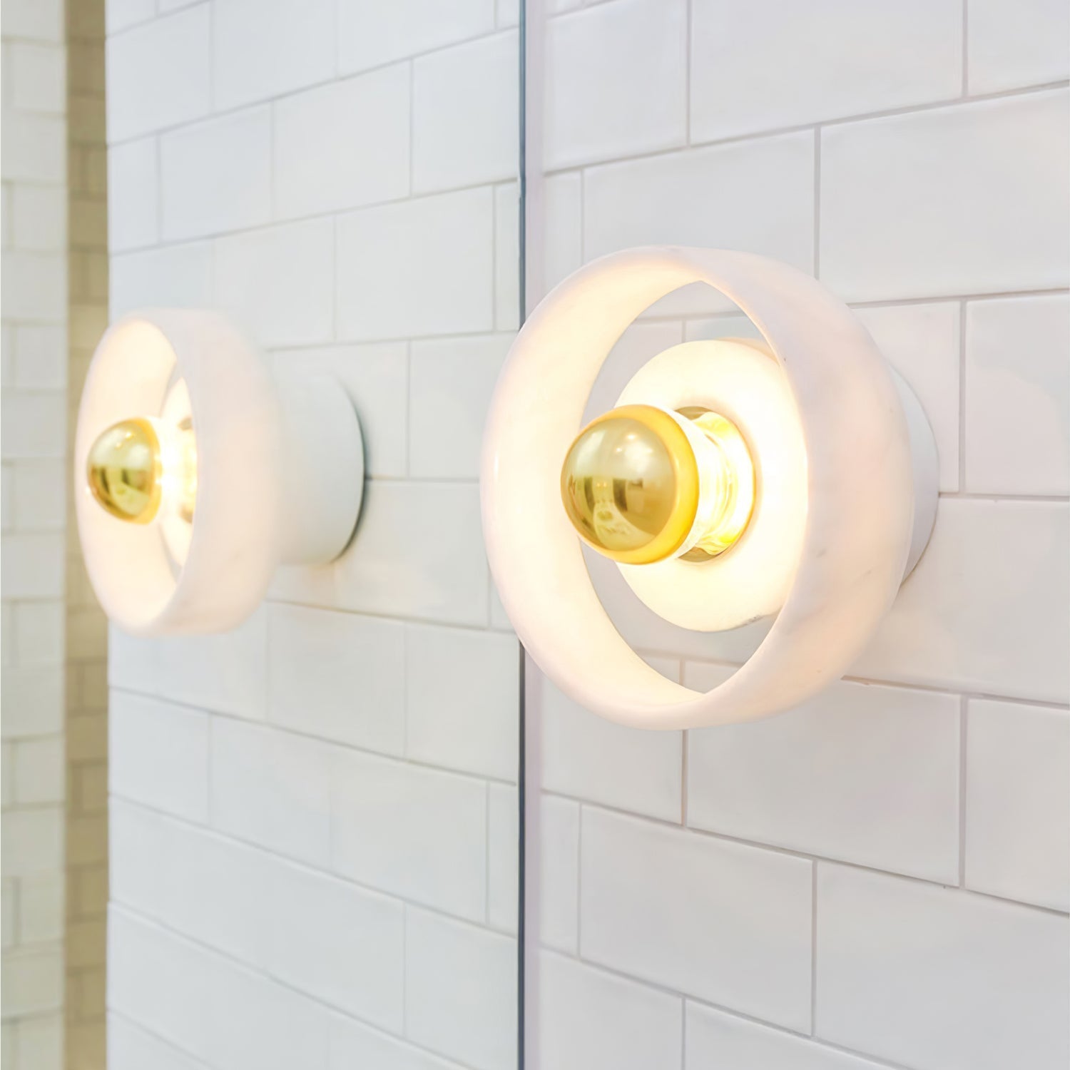 Aurvelora Premium Nordic Art Aura Marble Wall Lamp