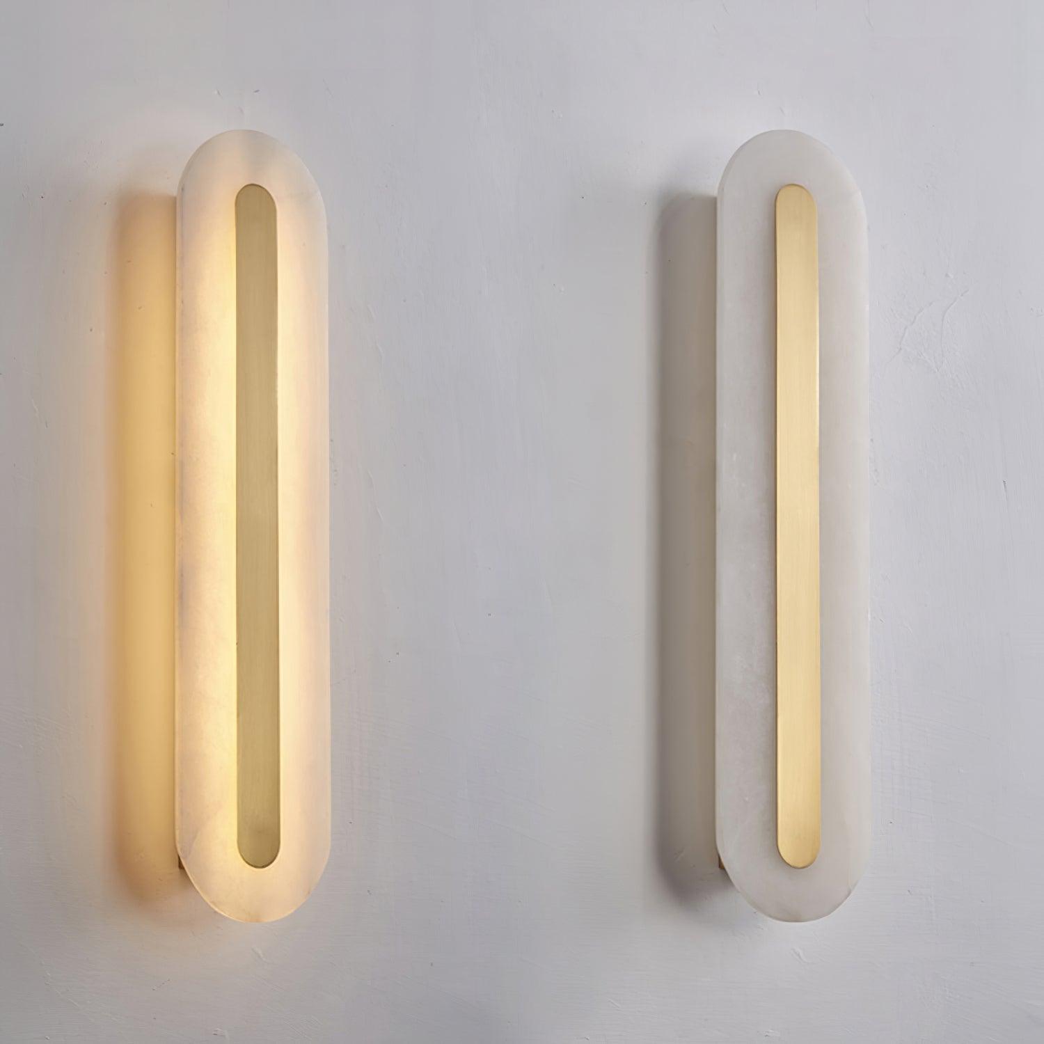 Selvia Minimalist Alabaster Wall Light