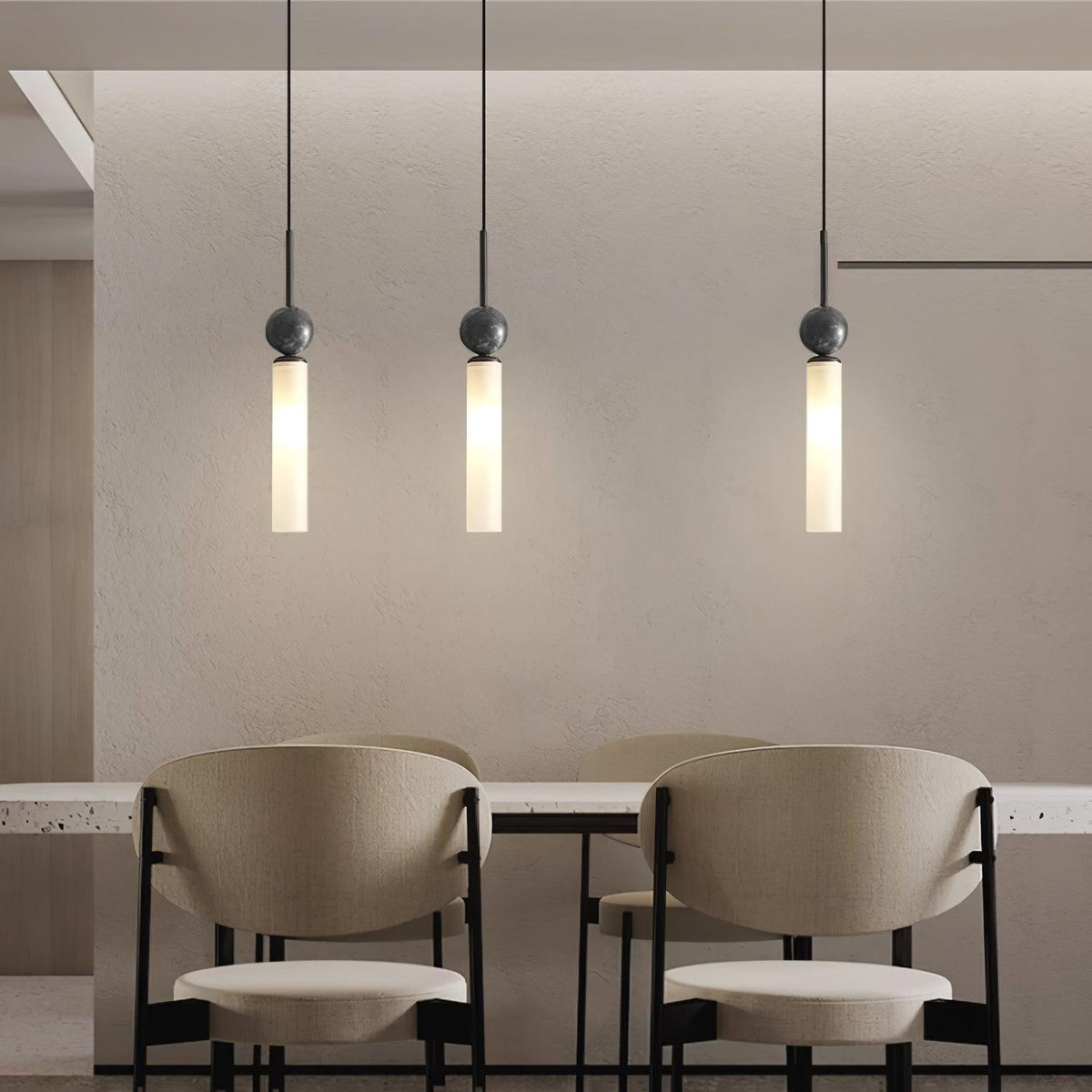 Petueria Minimalist Marble Pendant Light