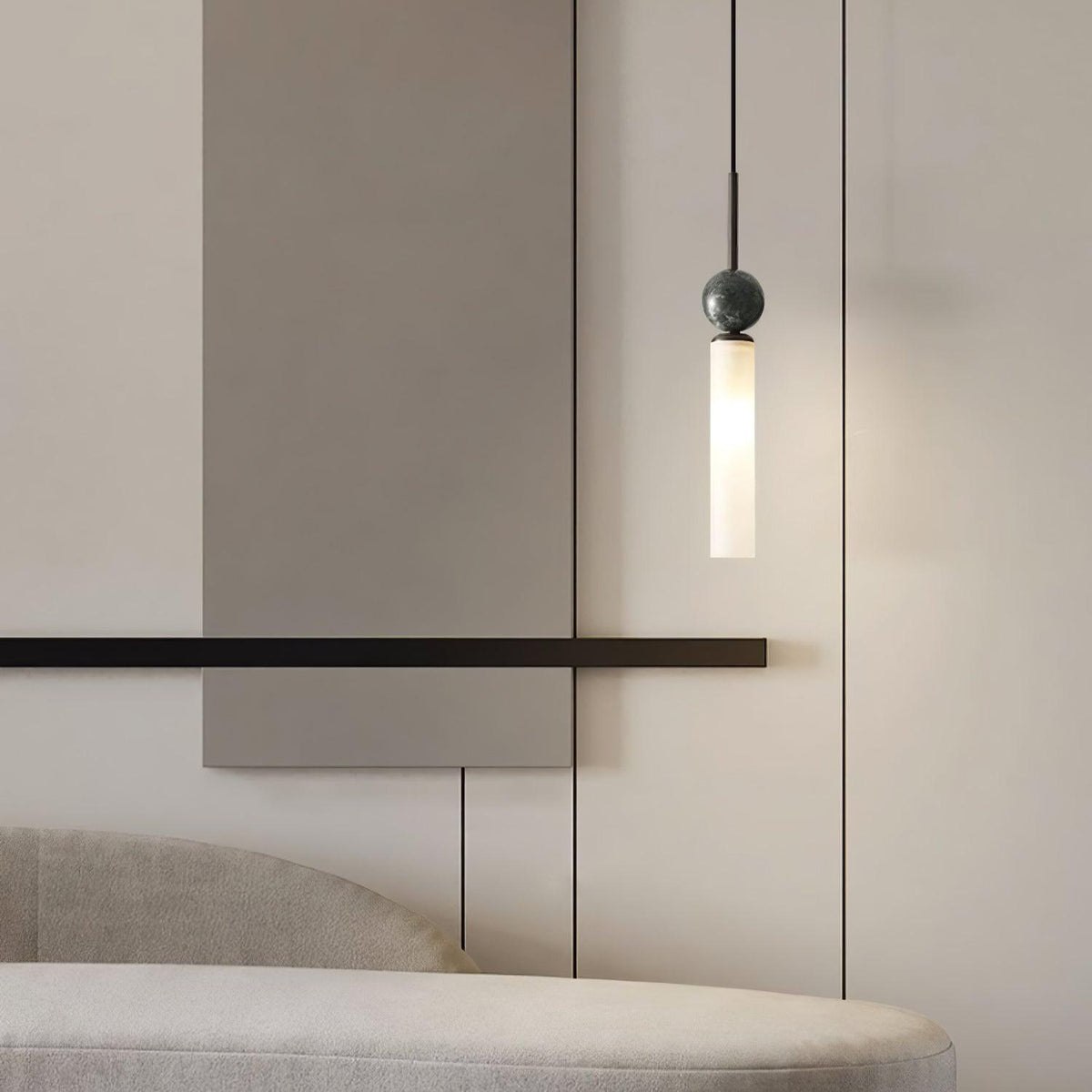 Petueria Minimalist Marble Pendant Light