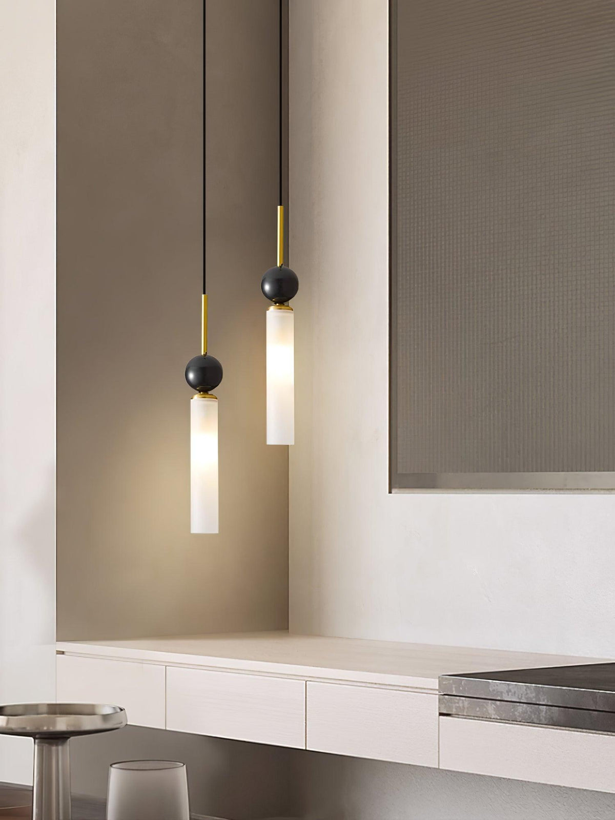 Petueria Minimalist Marble Pendant Light