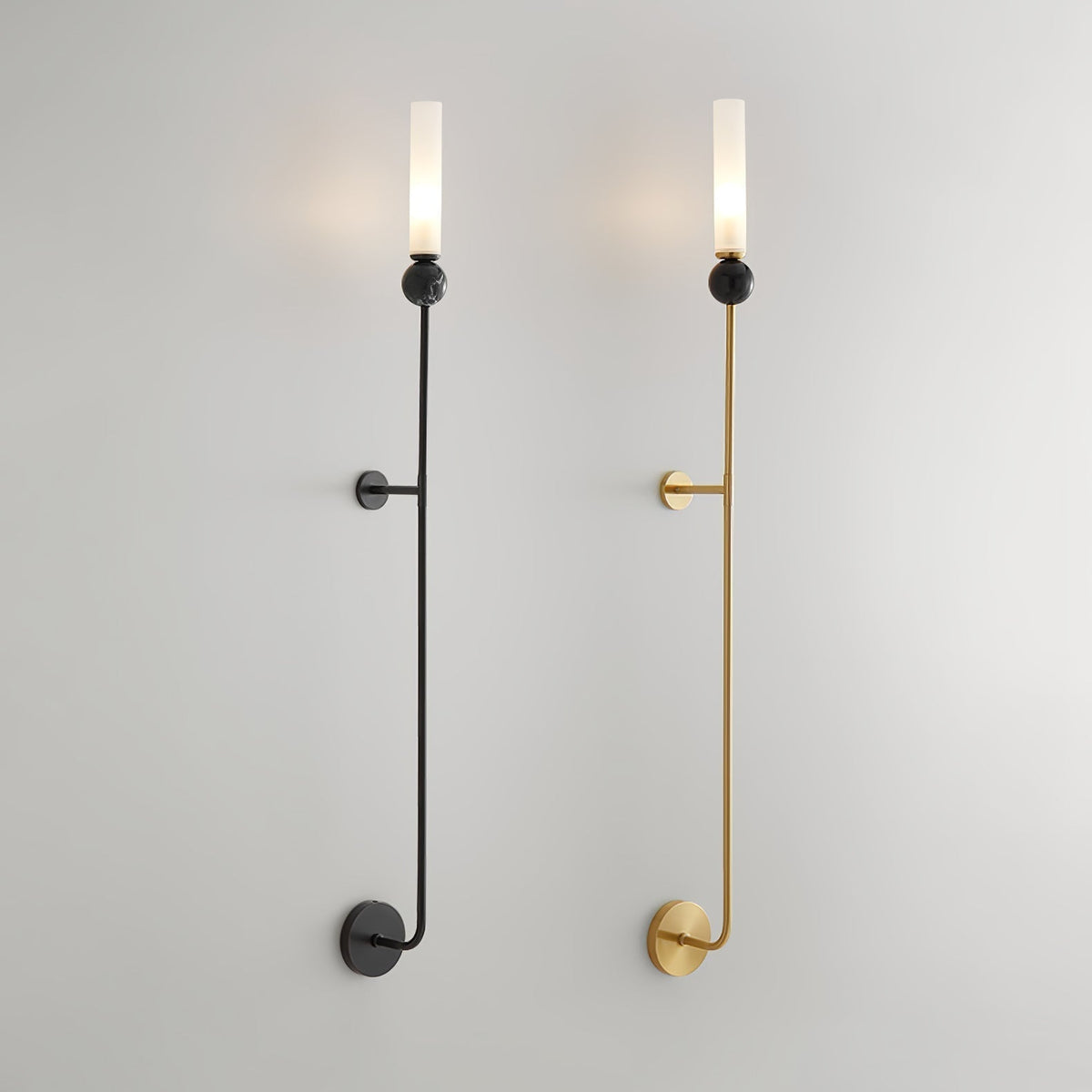 Dulane Modern Minimalist Vertical Marble Wall Lamp