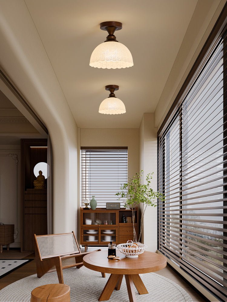 Alveneth Premium Nordic Art Glass Ceiling Lamp