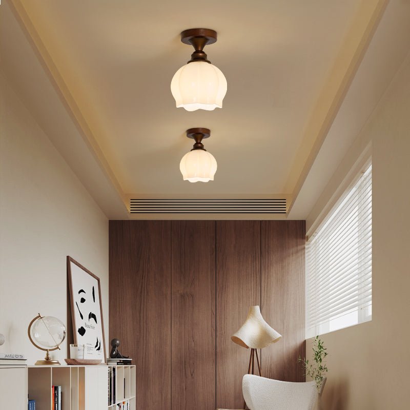 Alveneth Premium Nordic Art Glass Ceiling Lamp