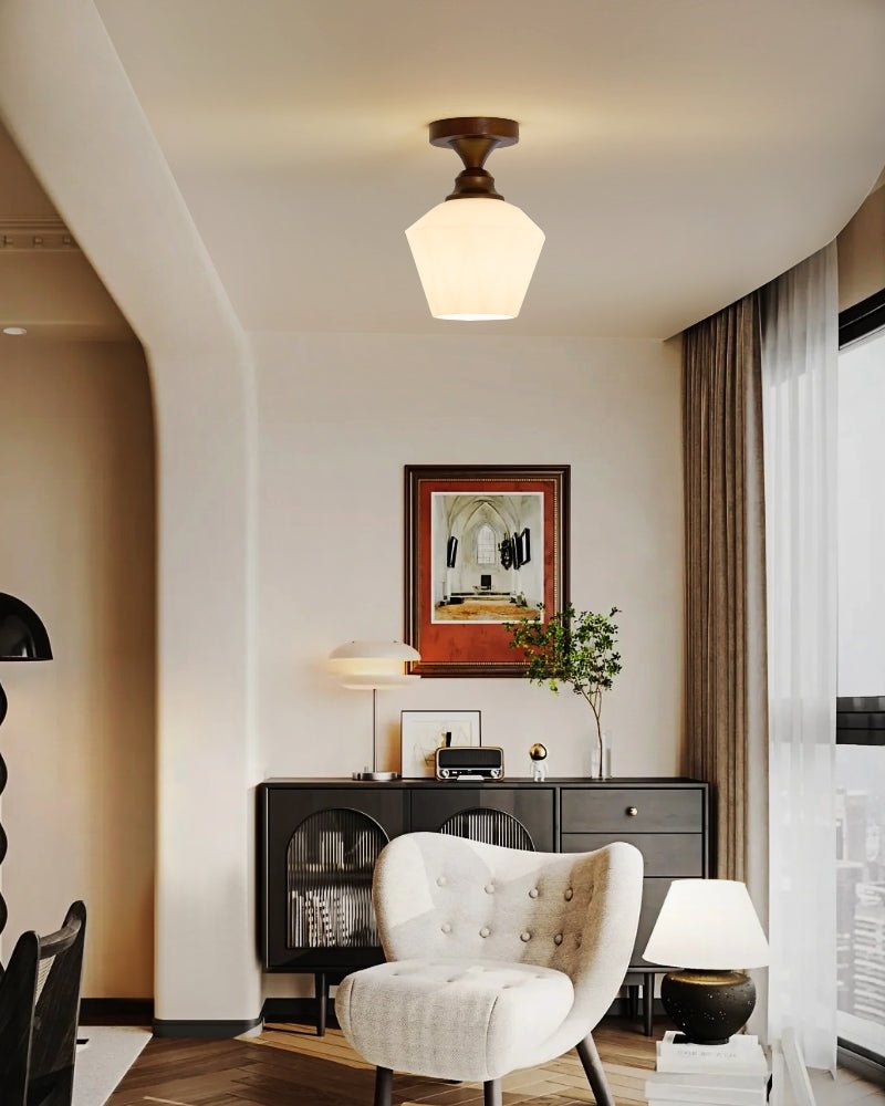 Alveneth Premium Nordic Art Glass Ceiling Lamp