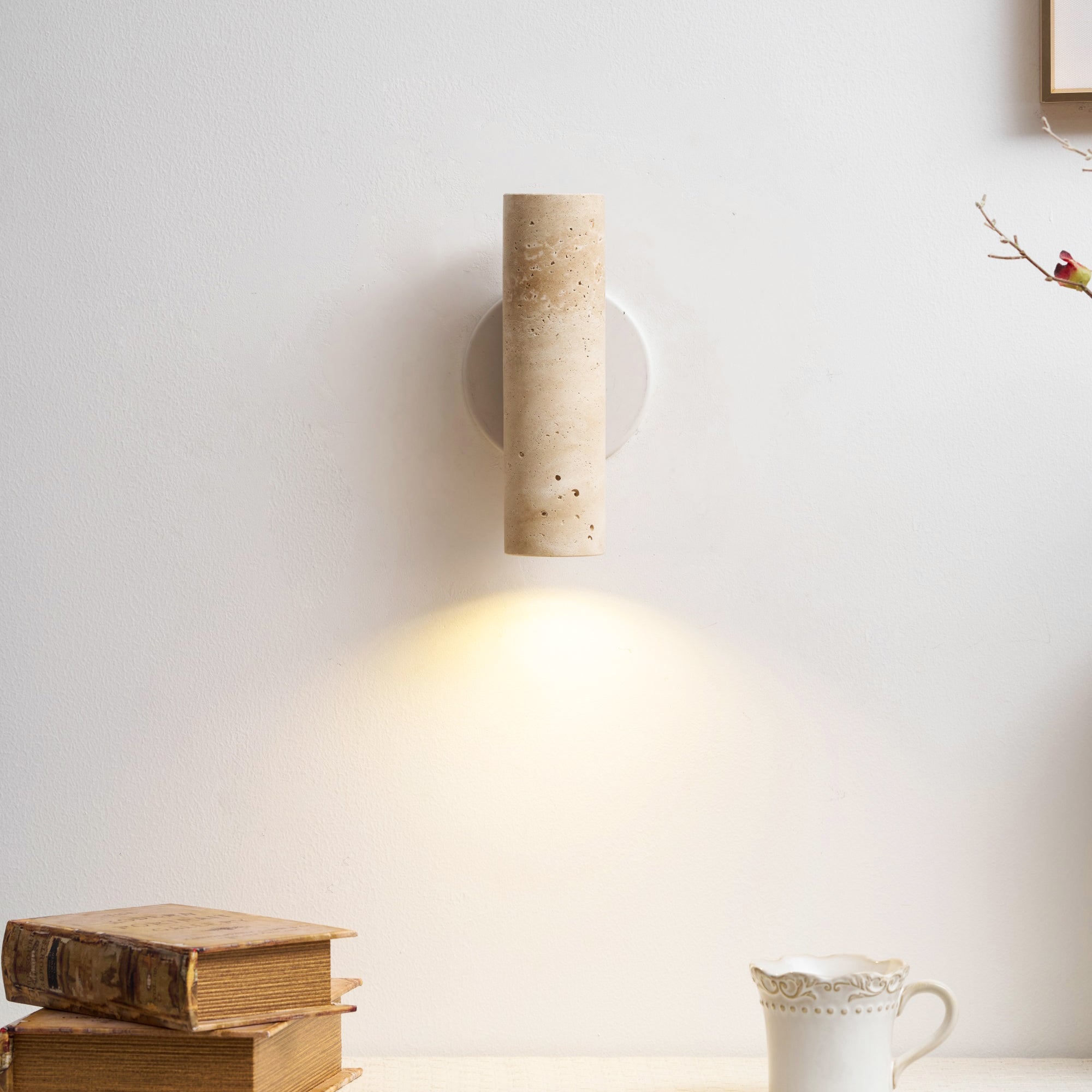 Norenina Travertine Wall Lamp