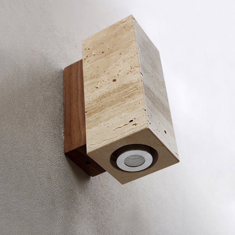 Norenina Travertine Wall Lamp
