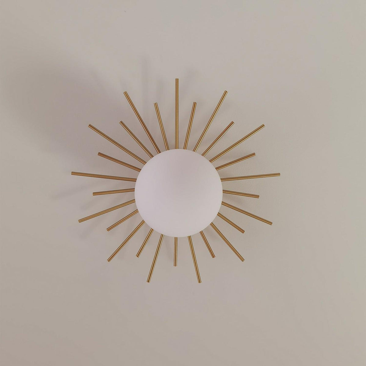 Elow Ceiling Lamp Brass Starburst Glam Modern