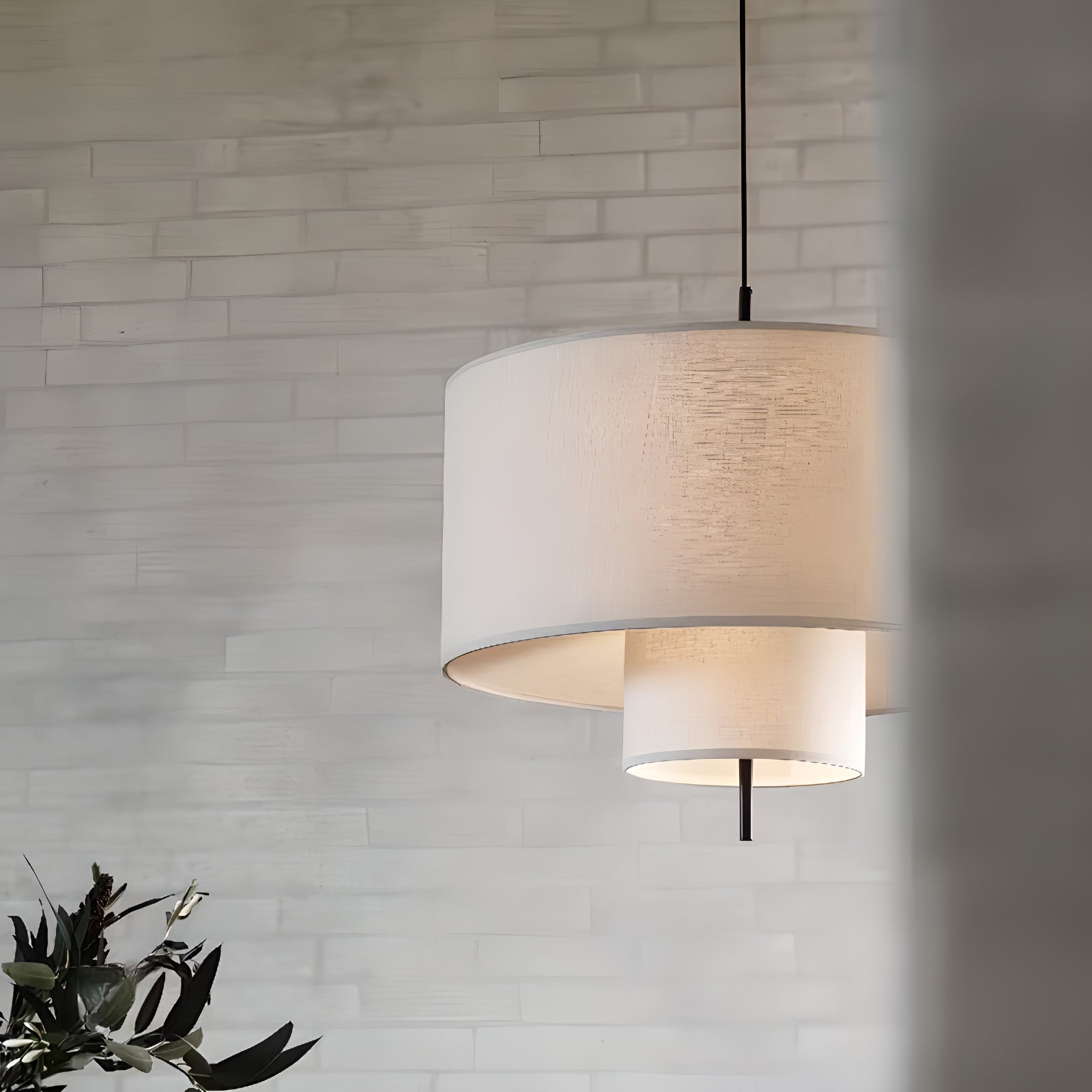 Ulphaa Modern Minimalist Fabric Pendant Lamp