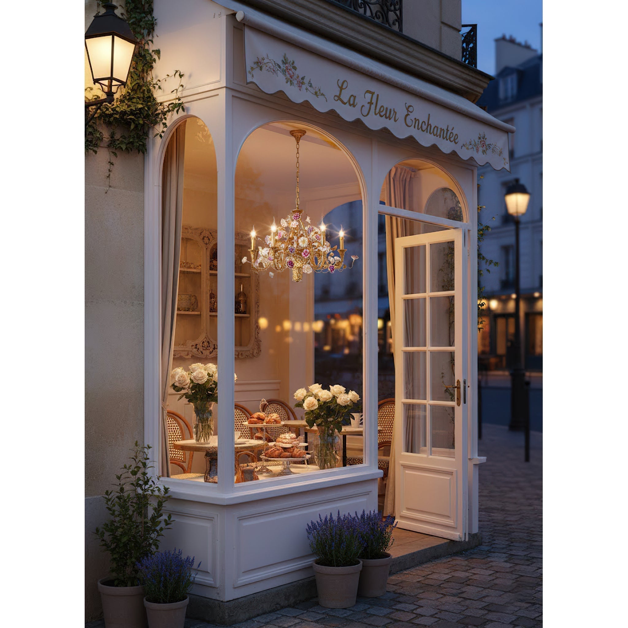 Corisande Flowers Chandelier