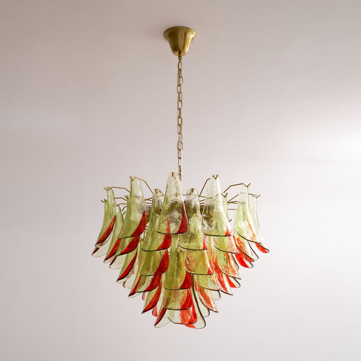 Celoraria Chandelier Murano Glass Petal Elegant
