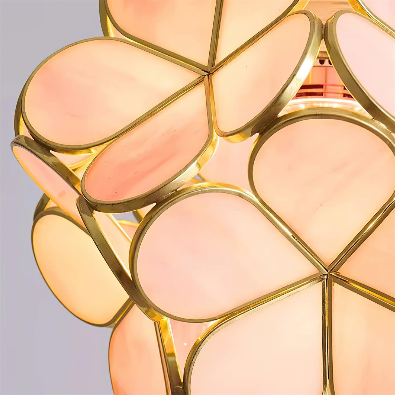 Velina Pink Petal Pendant Light - Neutral Decor