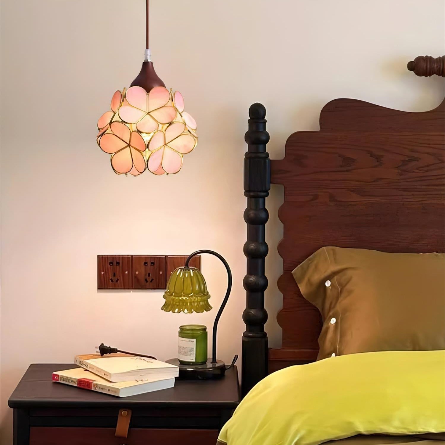 Velina Pink Petal Pendant Light - Neutral Decor