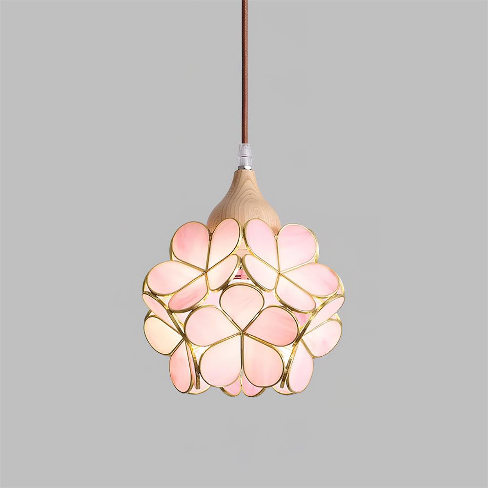 Velina Pink Petal Pendant Light - Neutral Decor