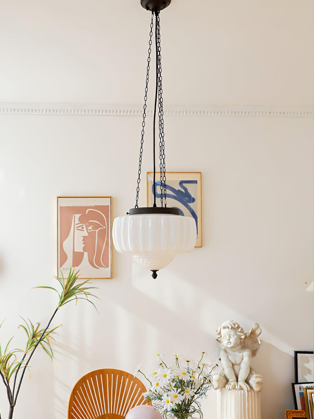 Yara Contemporary Glass Pendant Light