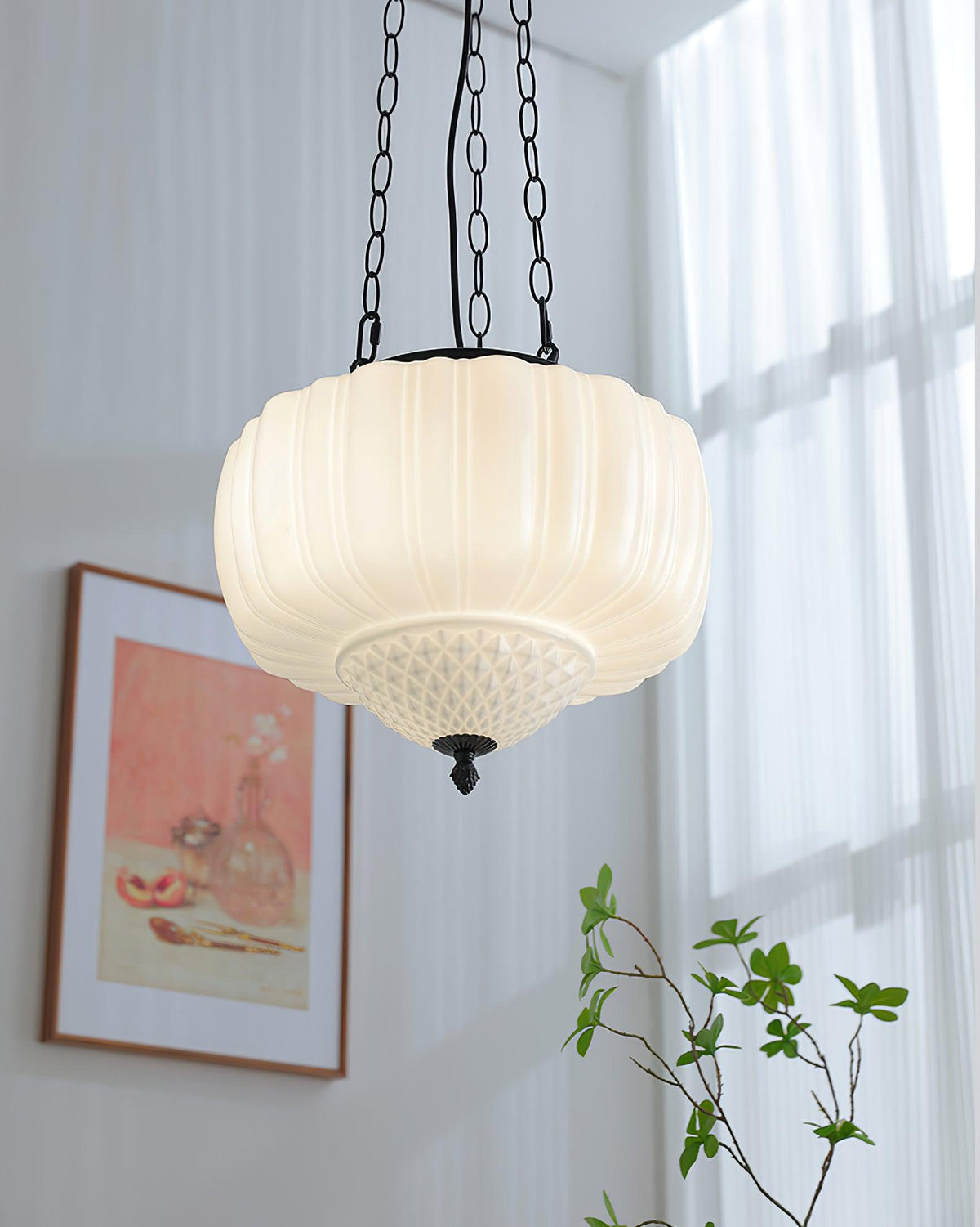 Yara Contemporary Glass Pendant Light