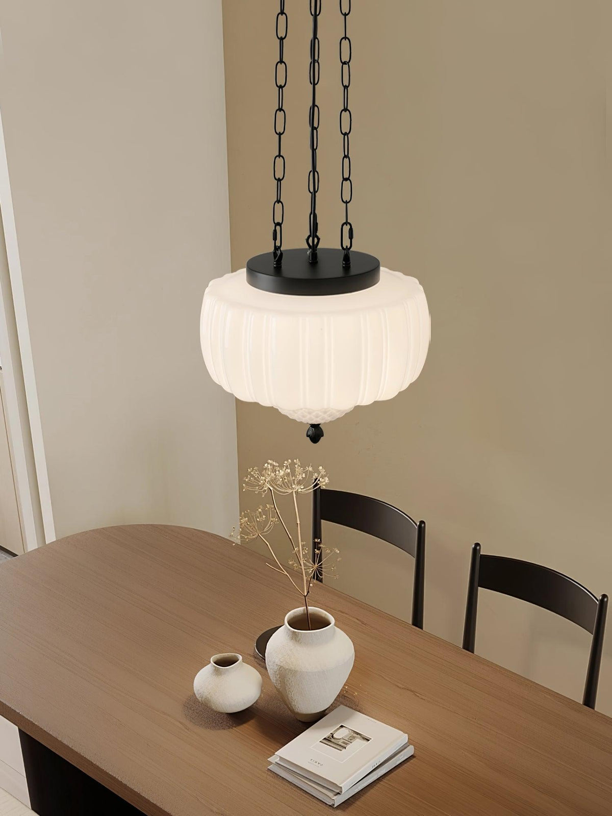 Yara Contemporary Glass Pendant Light