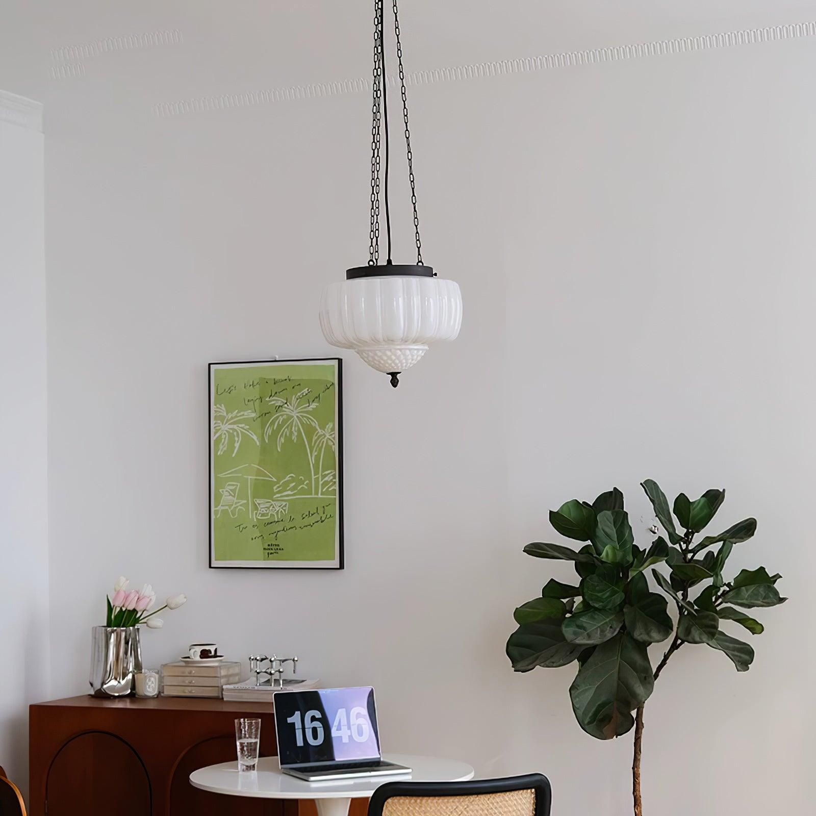 Yara Contemporary Glass Pendant Light