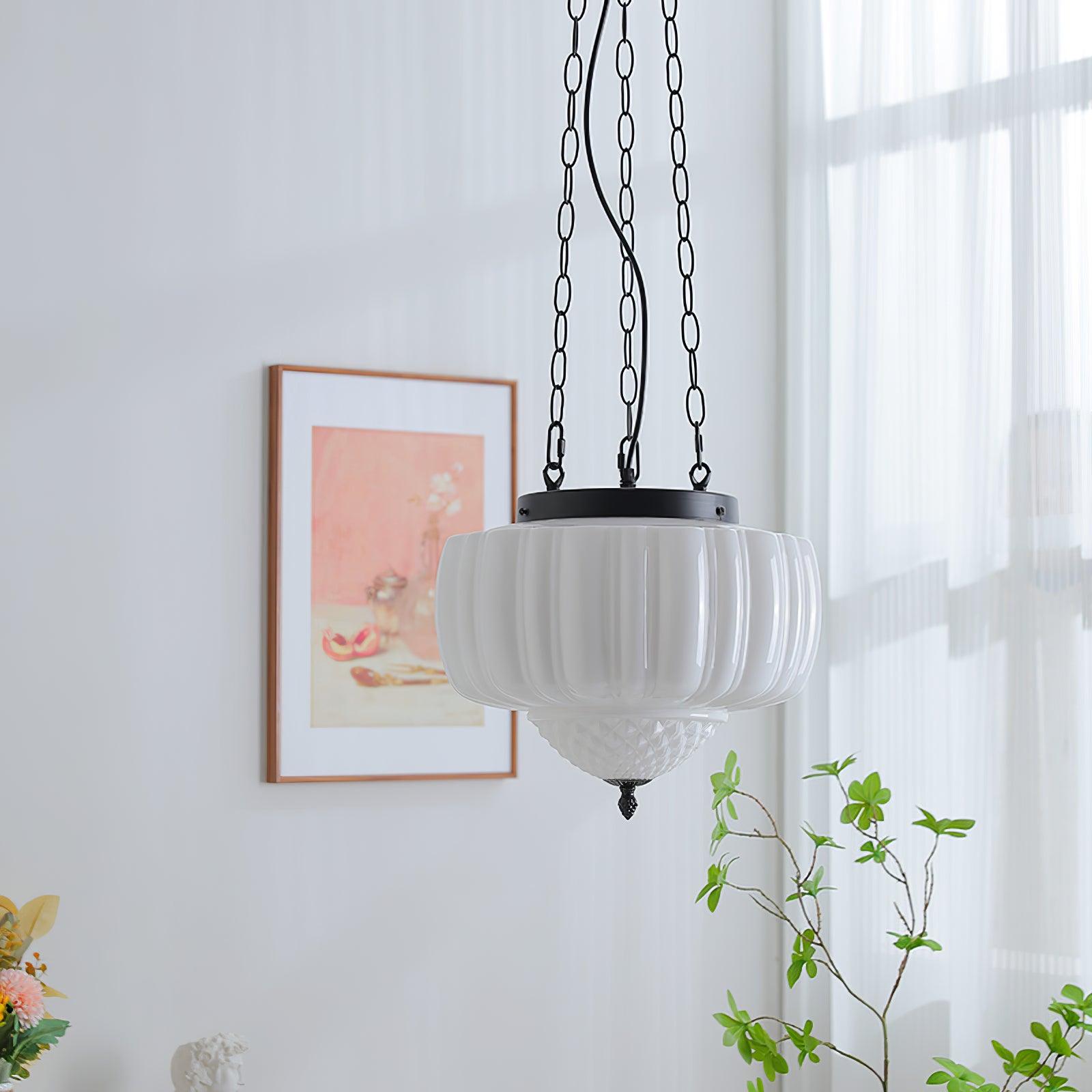 Yara Contemporary Glass Pendant Light