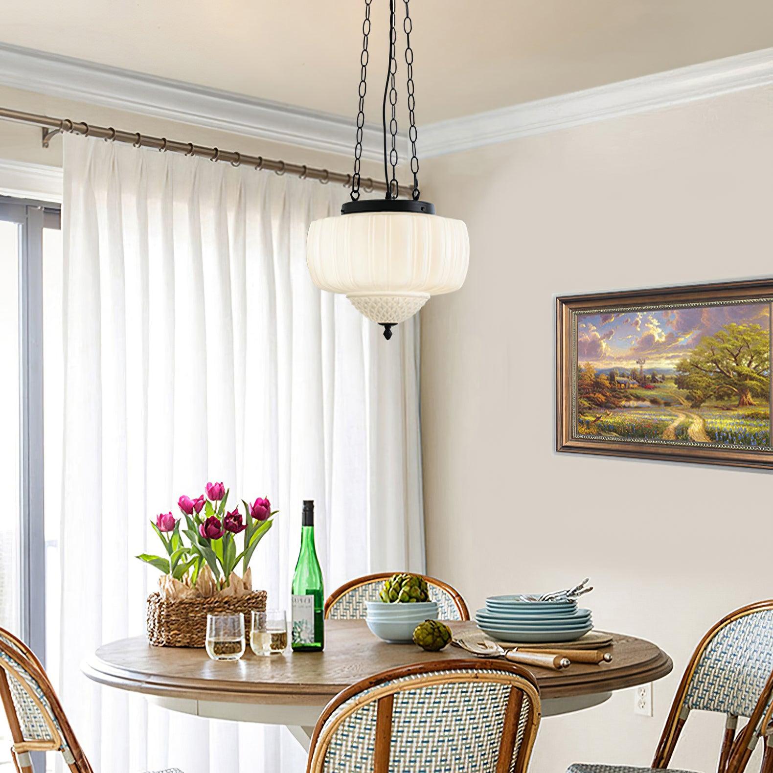 Yara Contemporary Glass Pendant Light